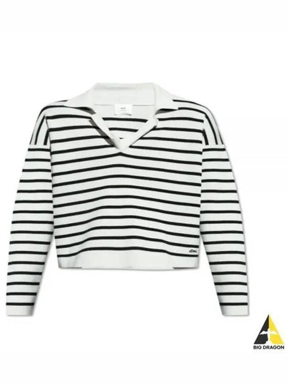 Striped Sailor Polo Shirt - AMI - BALAAN 2