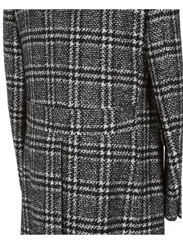 Virgin wool check double coat - CORNELIANI - BALAAN 6
