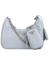 Re-Edition 2005 Padded Nappa Leather Shoulder Bag Light Blue - PRADA - BALAAN 3