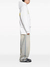 Tape Type Ribbed Pocket Large Fit Hoodie White - BALENCIAGA - BALAAN 7