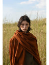 Cashmere Pashmina Muffler Orange - WILL'O THE WISP - BALAAN 4