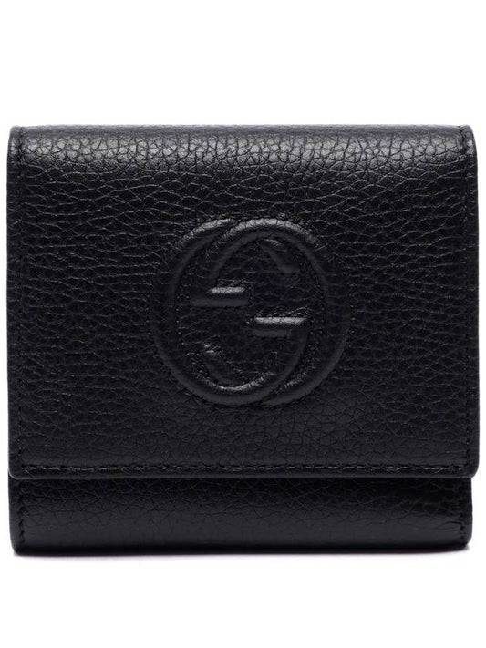 Soho 3-Tier Half Wallet Black - GUCCI - BALAAN 2