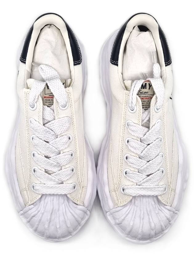 Blakey OG Sole Canvas Low Top Sneakers White - MAISON MIHARA YASUHIRO - BALAAN 2