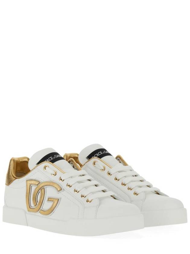 Women's Portofino Low Top Sneakers - DOLCE&GABBANA - BALAAN 3