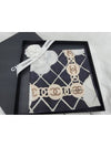 Camellia Scarf Silk White Black A39577 - CHANEL - BALAAN 2