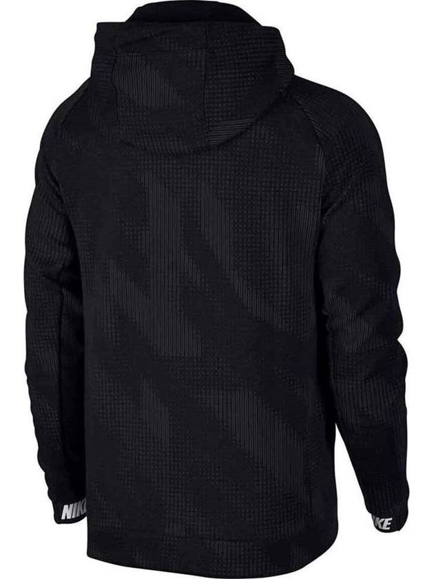 01885937010Advance 15 Print Hooded Zip JacketBlack - NIKE - BALAAN 3