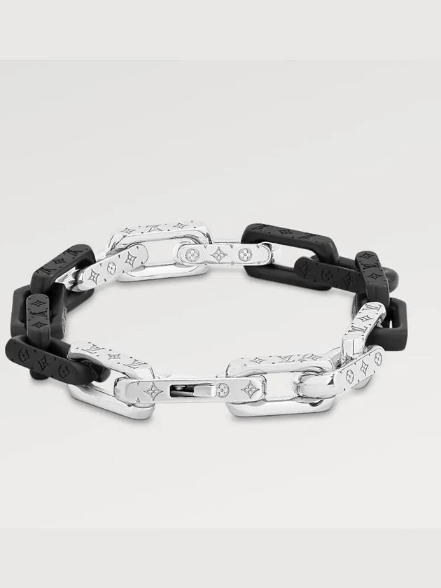 Monogram Chain Bracelet Silver - LOUIS VUITTON - BALAAN 3