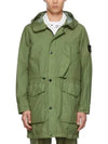 Naslan Light Watro Garment Dyed Parka Green - STONE ISLAND - BALAAN 3