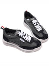 Flannel Clear Sole Low Top Sneakers Grey - THOM BROWNE - BALAAN 6