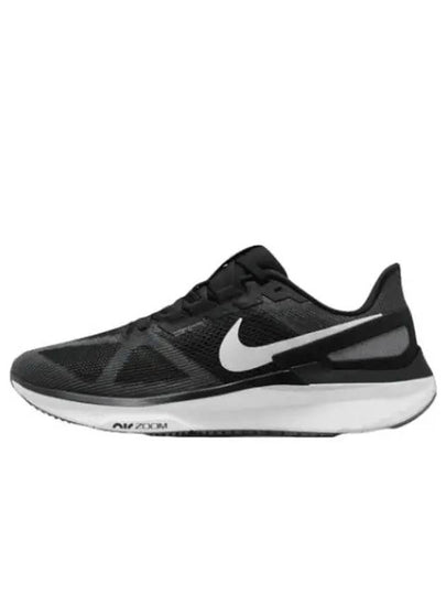 Zoom Structure 25 Low Top Sneakers Black Iron Grey - NIKE - BALAAN 2