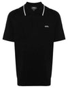 Flynn Cotton Polo Shirt Black - A.P.C. - BALAAN 2