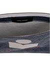 Logo Zipper Pouch Bag Denim Blue - ISABEL MARANT - BALAAN 5