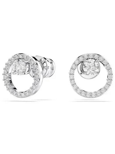 Constella Stud Earrings Silver - SWAROVSKI - BALAAN 2