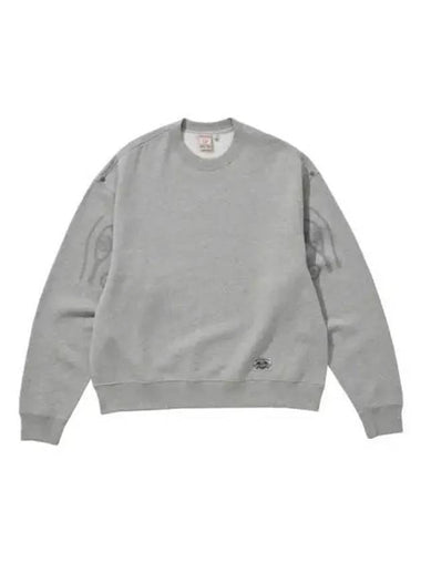 True Religion Eternal Circle Sweatshirt Melange - TRUE RELIGION - BALAAN 1