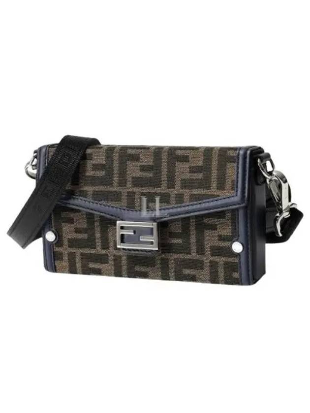 Baguette Soft Trunk Phone Pouch Cross Bag Brown - FENDI - BALAAN 2