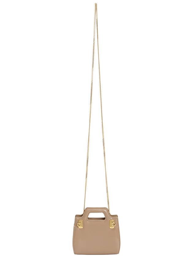 Wanda Micro Cross Bag Beige - SALVATORE FERRAGAMO - BALAAN 8