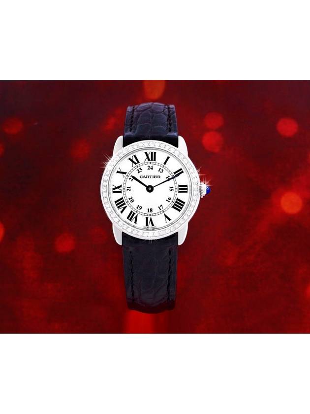 Ronde Solo Diamond Women s Quartz Watch - CARTIER - BALAAN 6