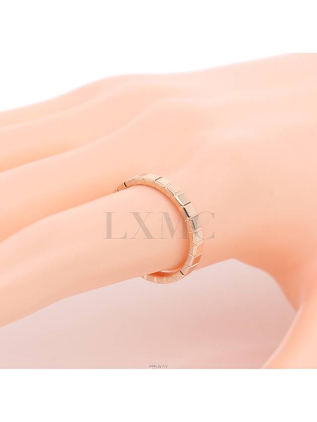 Ice Cube Pure Rose Gold Ring Diamond No 49 9 - CHOPARD - BALAAN 8