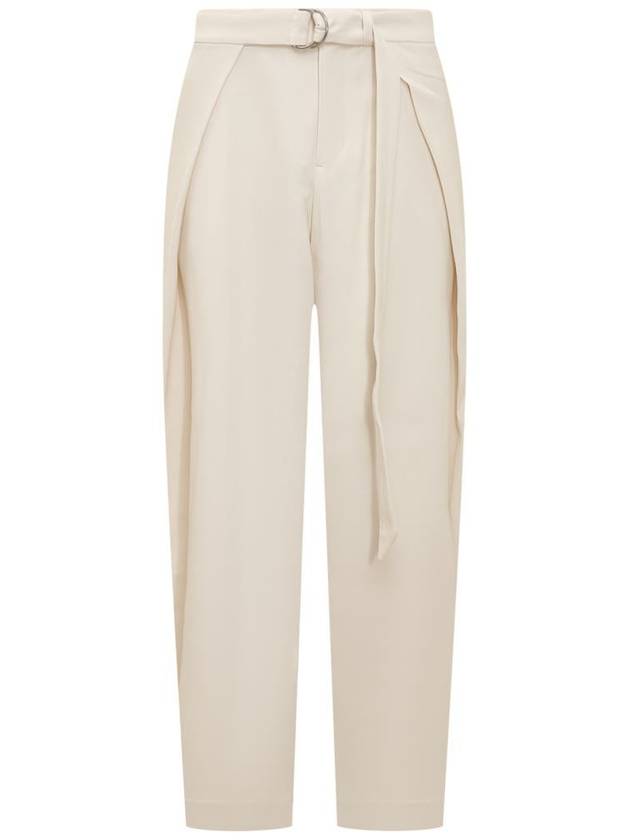 Belt Wide Pants Ivory - AMI - BALAAN 2