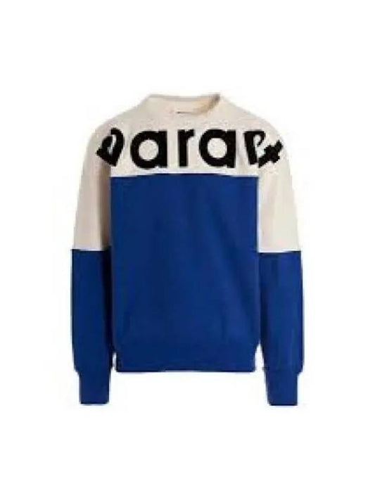 Howley Logo Crew Neck Sweatshirt Indigo - ISABEL MARANT - BALAAN 2