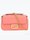 Baguette Medium Nappa Leather Chain Shoulder Bag Pink - FENDI - BALAAN 2