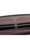 Classic Long Zipped Wallet Grained Calfskin & Gold Black - CHANEL - BALAAN 7