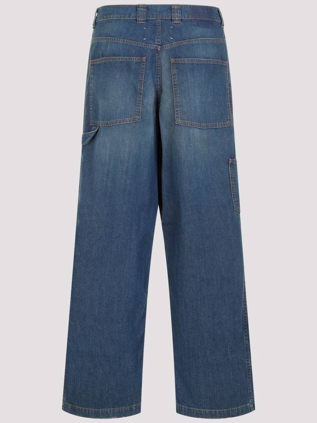 5 Pocket Straight Jeans Light Blue - MAISON MARGIELA - BALAAN 3