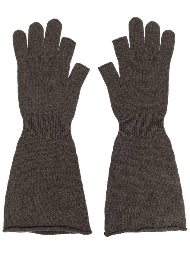 Rick Owens Long Gloves, Women's, Brown - RICK OWENS - BALAAN 4