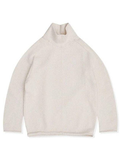 Compact High Neck Jumper Knit Top Chalk - BOTTEGA VENETA - BALAAN 2