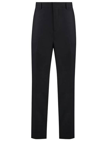 Wool Slacks Black - AMI - BALAAN 1