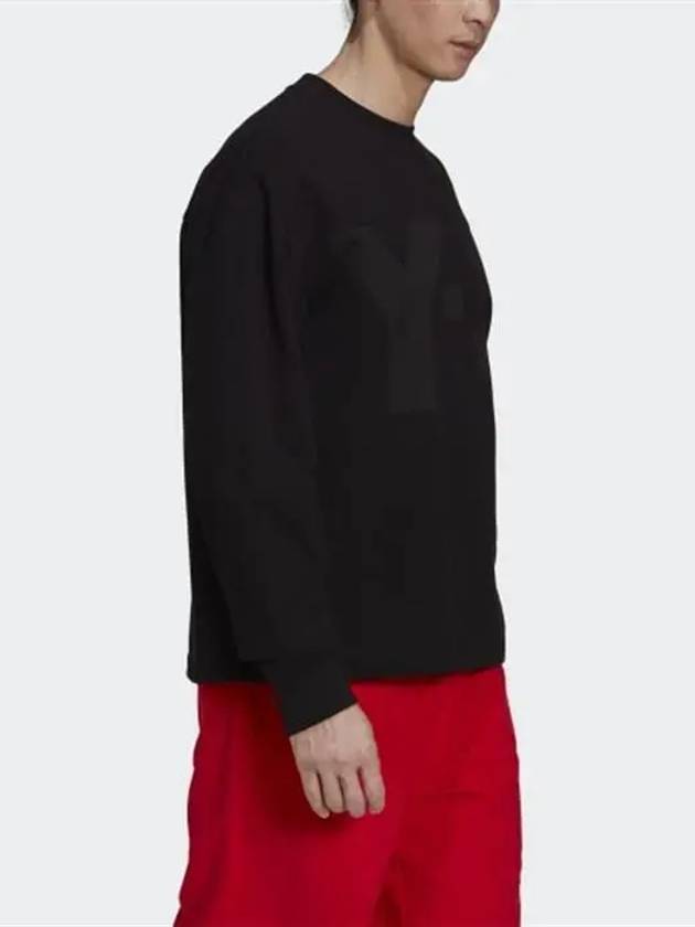 21SS Y3 Big Logo Sweatshirt - YOHJI YAMAMOTO - BALAAN 4