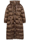 Women's Spacepar Waterproof Nylon Parka Brown - MAX MARA - BALAAN 5