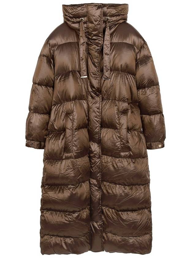 Women's Spacepar Waterproof Nylon Parka Brown - MAX MARA - BALAAN 5