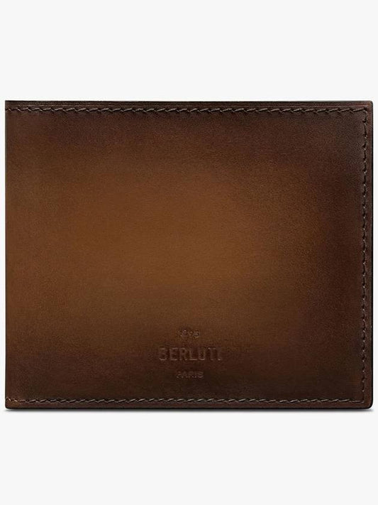 Makore Slim Leather Half Wallet Cacao Intenso - BERLUTI - BALAAN 2