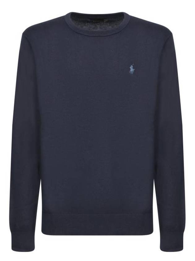 Embroidery Pony Knit Top Navy - POLO RALPH LAUREN - BALAAN 2