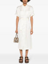 New Drew Midi Dress Cream White - A.P.C. - BALAAN 2