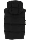 Classic Track Hooded Down Vest Black - PALM ANGELS - BALAAN 3