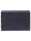 4 Bar Curly Merino Document Medium Clutch Bag Medium Grey - THOM BROWNE - BALAAN 4