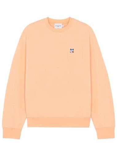 Fox Patch Cotton Sweatshirt Peach - MAISON KITSUNE - BALAAN 1