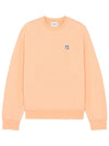 Fox Patch Cotton Sweatshirt Peach - MAISON KITSUNE - BALAAN 1