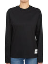 Women's Organic Cotton Long Sleeve T Shirt 3 Pack Black - JIL SANDER - BALAAN 4