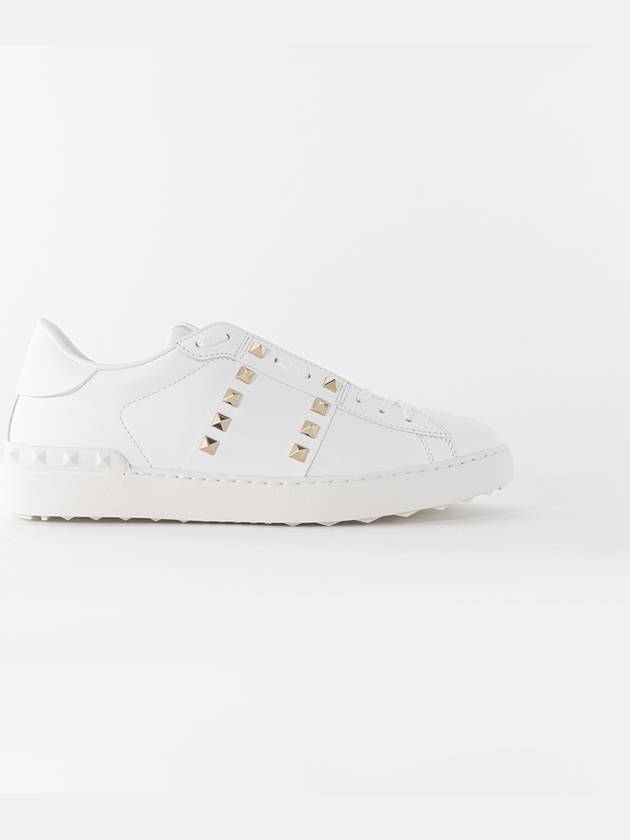 Rockstud Untitled Leather Men s Sneakers BIANCO 1Y2S0931 BHS - VALENTINO - BALAAN 1