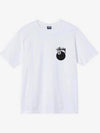 8 Ball T Shirt White Women - STUSSY - BALAAN 2