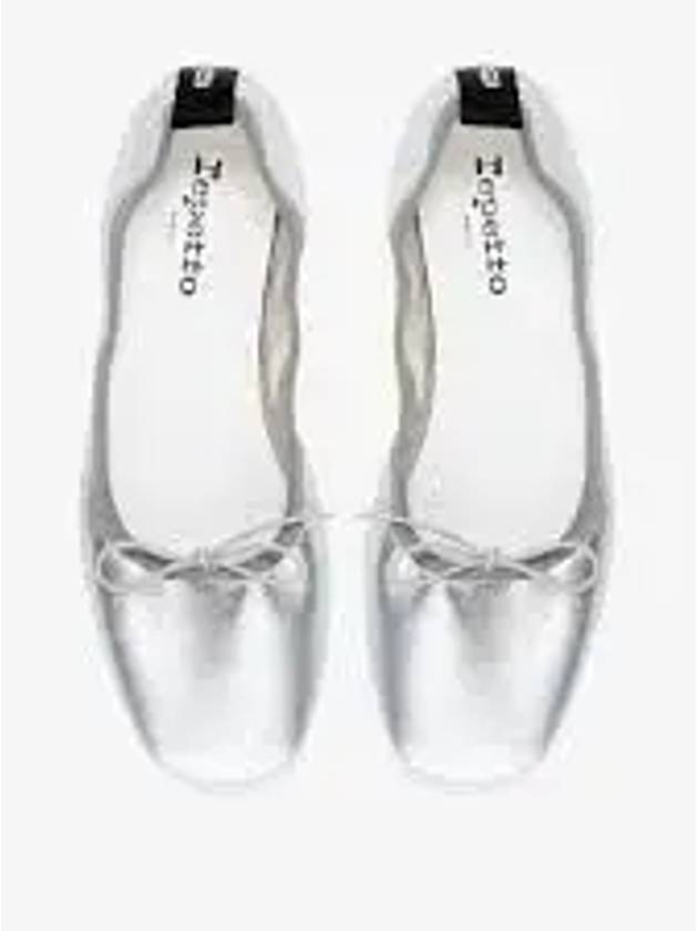 Garance Square Toe Ballet Flats Silver - REPETTO - BALAAN 2