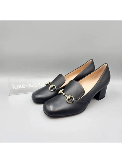 Women Desire Horesebit Middle Pumps Black - GUCCI - BALAAN 2