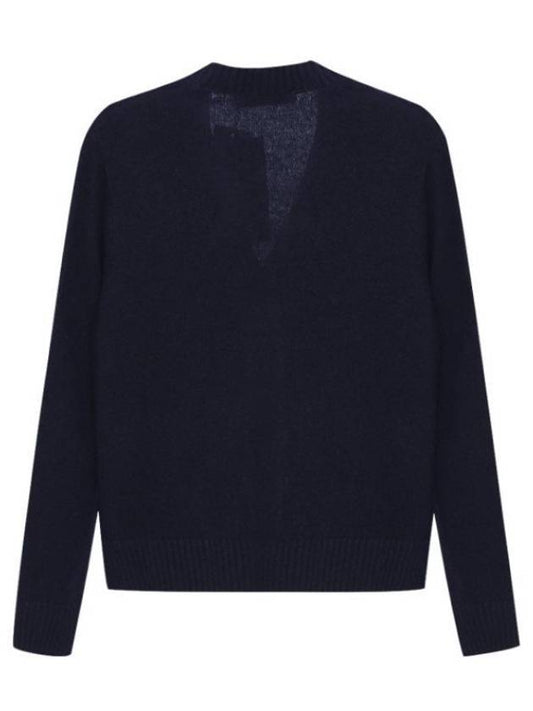 Women s Baby Fox Cardigan Navy HW00503KT1006 - MAISON KITSUNE - BALAAN 2