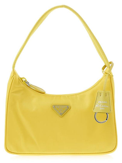 Re-Edition 2000 Re-Nylon Mini Shoulder Bag Citron Green - PRADA - BALAAN 2