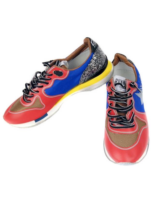 Running Low Top Sneakers Red Blue - GOLDEN GOOSE - BALAAN 3