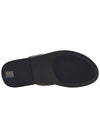 TF logo decorated leather flip flops brown - TOM FORD - BALAAN.