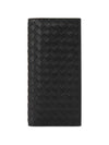 Intrecciato Continental Long Wallet Black - BOTTEGA VENETA - BALAAN 2